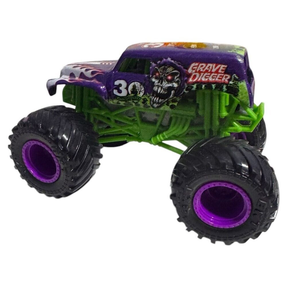 Rare Spin Master Monster Jam Grave Digger 30th Anniversary Truck 1/64 toy